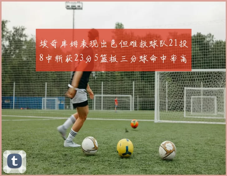 埃奇库姆表现出色但难救球队21投8中斩获23分5篮板三分球命中率高达45