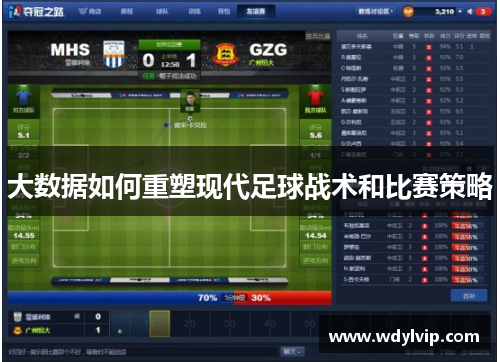 大数据如何重塑现代足球战术和比赛策略